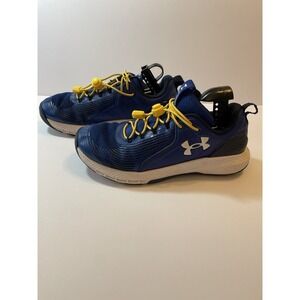Under Armour Charged Commit TR-3 Blue Training Shoe Men's Size 8 Blue and White